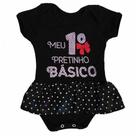Body Vestido Bebê Meu Primeiro Pretinho Básico - P Body Vestido Bebê Meu Primeiro Pretinho Básico - P