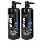 Body Wash Dead Sea Collection 3 em 1 para homens 1000mL x 2