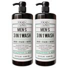 Body Wash Dead Sea Collection 3 em 1 para homens Eucalyptus 1L