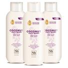 Body Wash Soapbox Coconut + Goji Berry 600 ml para mulheres e homens, pacote com 3 Body Wash Soapbox Coconut + Goji Berry 600 ml para mulheres e homens, pacote com 3