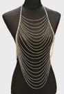Bodychain borychain colar corporal correntes travessado