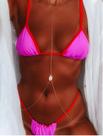 Bodychain borychain corrente de corpo Búzios verdadeiro