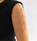 Bodychain Borychain de Braço Ombreira banhado Ouro e Prata