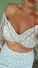 Bodychain Borychain e Sutiã Colorido tendência Carnaval
