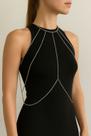 Bodychain Borychain Ombreira de correntes opção Ouro e Prata