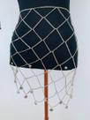 Bodychain Conjunto Top e Saia com moedas Carnaval Festival