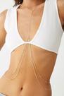 Bodychian Borychain colar corporal transversal folheado a Ouro e Prata