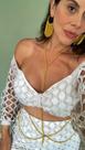 Bodychian Borychain coloridos Amarelo Rosa Azul Carnaval