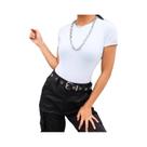 Bodycon Preto E Branco De Algodão Com Manga Curta Para Mulheres, Top Casual De Verão, Macacão