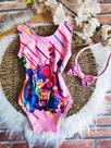 Bodys Menina Infantil Temático Divertidamente Rosa + Tiara