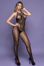 Bodystocking Macacão Arrastão com Aberturas Y6191 - Lingerie Feminina