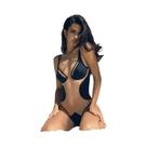 Bodysuits Femininos Sensuais Com Recortes Em Tule E Costas Abertas, Transparentes, Ajuste Justo,