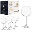 Bohemia Cristal Conjunto Com 6 Taças De Gin Gastro Colibri de Cristal Ecológico 570ml