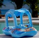 Boia Bote Bebê Cobertura Fralda Infantil Azul Reforçada 65x65cm