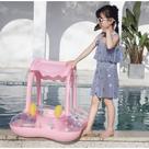 Boia Bote Bebê Cobertura Fralda Infantil Rosa Ou Azu Boia Piscina Bebe 65cm