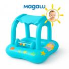 Boia Bote Bebê Cobertura Fralda Infantil Rosa Ou Azul Boia Piscina Bebe 59cm Inflável Protecao