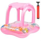 Boia Bote Bebê Rosa Cobertura Nautica Reforçada Fralda Infantil Reforçada 65x65cm