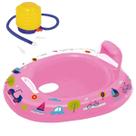 Boia Bote com Fralda Com Alça infantil E Inflador Sanfonado Mor Boia Bote com Fralda Com Alça infantil E Inflador Sanfonado Mor