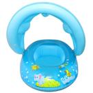 Boia Bote Infantil Bebê Com Cobertura Teto Removivel e Inflavel Acessorio Piscina Mar Praia Verao