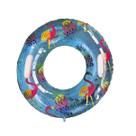 Boia Circular Decorada Flamingo Com Glitter 100 Cm