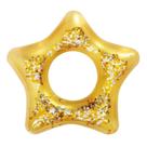 Bóia Circular Glitter 91cm Estrela Laranja - Bestway Bóia Circular Glitter 91cm Estrela Laranja - Bestway