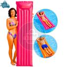 Bóia Colchão Inflável Para Piscina e Praia Verão 1,83m X 69cm Bóia Flutuante