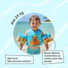 Boia Colete SalvaVidas Infantil Flutuador Não Fura Até 25kg Kids Segurança para Piscina e Praia Várias Estampas Boia Colete SalvaVidas Infantil Flutuador Não Fura Até 25kg Kids Segurança para Piscina e Praia Várias Estampas
