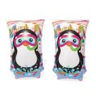 Boia de braço estampada para nadar Bestway indicado para crianças de 5 a 12 anos com estampa de animais Pinguim