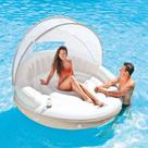Boia Ilha Canopy Island Intex com Cobertura Boia Ilha Canopy Island Intex com Cobertura