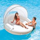 Boia Ilha Canopy Island Intex com Cobertura Boia Ilha Canopy Island Intex com Cobertura