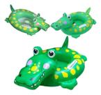 Boia Infantil Jacaré Verde Redonda Piscina Praia Verão 65cm