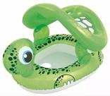 Bóia Infantil Tartaruga Fralda e Para-Sol - Mor