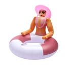 Bóia inflável de piscina NPW Drinking Buddies Rodeo Cowboy