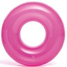 Boia Inflável para piscina Fluorescente neon Boia Divertida Redonda 76cm Intex 59260