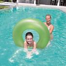Boia inflável para piscina Neon Bestway para crianças Verde