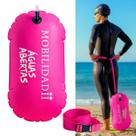 Boia Natação Triathlon Mar Aberto Água Segurança Sinalização Pink