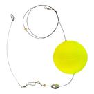 Boia Pesca Dourado Mar 90mm Com Empate Snap Girador Summer