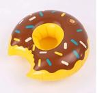 Boia Porta Copo Rosquinha Donuts Marrom Chocolate Praia Piscina Festa