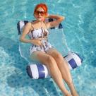 Boia Rede Inflável, Cadeira inflável Para Piscina, Cama Flutuante, Colchão Inflável Adulto Verão Boia Rede Inflável, Cadeira inflável Para Piscina, Cama Flutuante, Colchão Inflável Adulto Verão