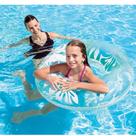 Boia redonda inflável para Piscina. Modelo Circular grande Flor 91cm Intex 59251 -A Azul