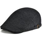 Boina de algodão design basico liso casual unissex ajustavel