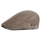 Boina de algodão quatro estações boné de pico plano masculino e feminino - Boina de algodão quatro estações boné de pico plano masculino e feminino -