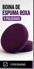 Boina de Espuma Roxa 5 Rotta 376 para Corte Boina de Espuma Roxa 5 Rotta 376 para Corte