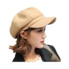 Boina De Lã Feminina De Inverno, Boné Octogonal Estilo Newsboy, Chapéu Casual De Outono Para Boina De Lã Feminina De Inverno, Boné Octogonal Estilo Newsboy, Chapéu Casual De Outono Para