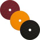 Boina de Polimento Zacs Corte Refino Lustro 3" 5" 6" Polegadas Vinho Laranja Preta