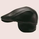Boina Estilo Italiano Masculina Inverno Elegante em Material Sintético 颜色:B-Couro-Preto Boina Estilo Italiano Masculina Inverno Elegante em Material Sintético 颜色:B-Couro-Preto