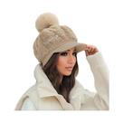 Boina Feminina De Inverno Em Pelúcia: Elegante, Macia E Texturizada Acessório De Moda