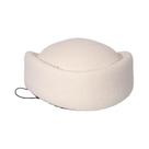 Boina Feminina Vintage De Feltro De Lã Com Pérolas, Estilo Fascinator, Para Inverno, Igreja E
