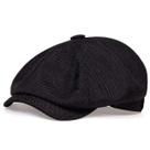 Boina Luke Sports Estilo Retrô Italiana Algodão Premium - Preto