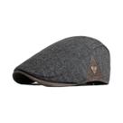 Boina Masculina De Primavera/Outono Estilo Hip Hop Britânico Com Etiqueta Lateral Triangular